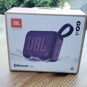 JBL GO 4 Bluetooth Speaker - Vibrant Purple